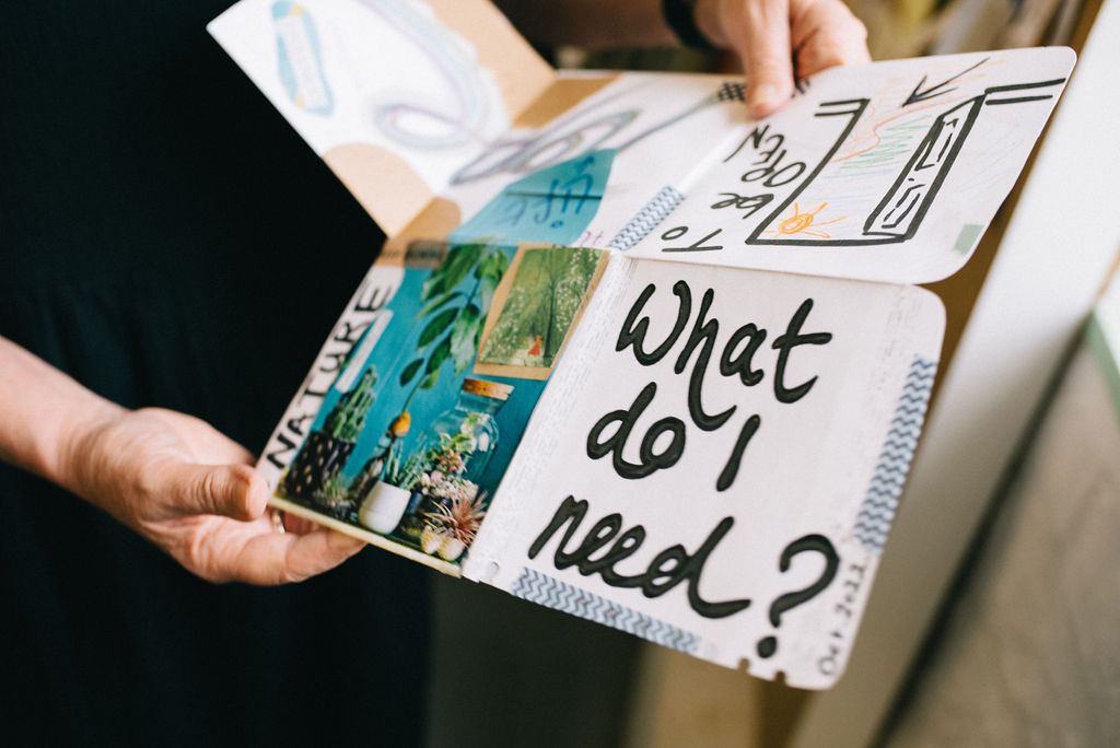 What do I need folded booklet by Polly Barnes; Photo: Hannah Jones